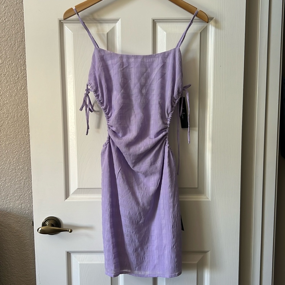 NWT! Lulu’s Lavender Cutout Dress, S